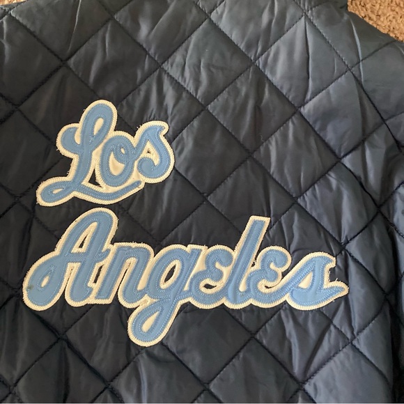 Vintage Reversible Los Angeles Lakers Jacket Size S Baby Blue Hardwood Classics - Picture 10 of 16